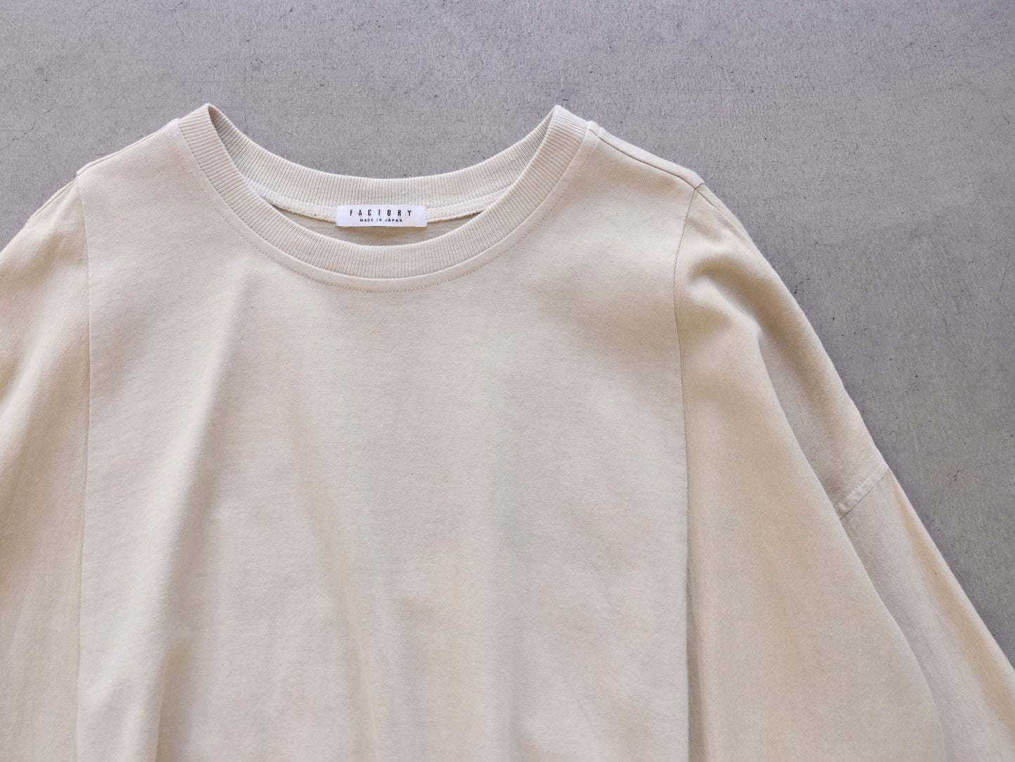 綿カットソー×綿40/2 サークルトレーナーワンピース