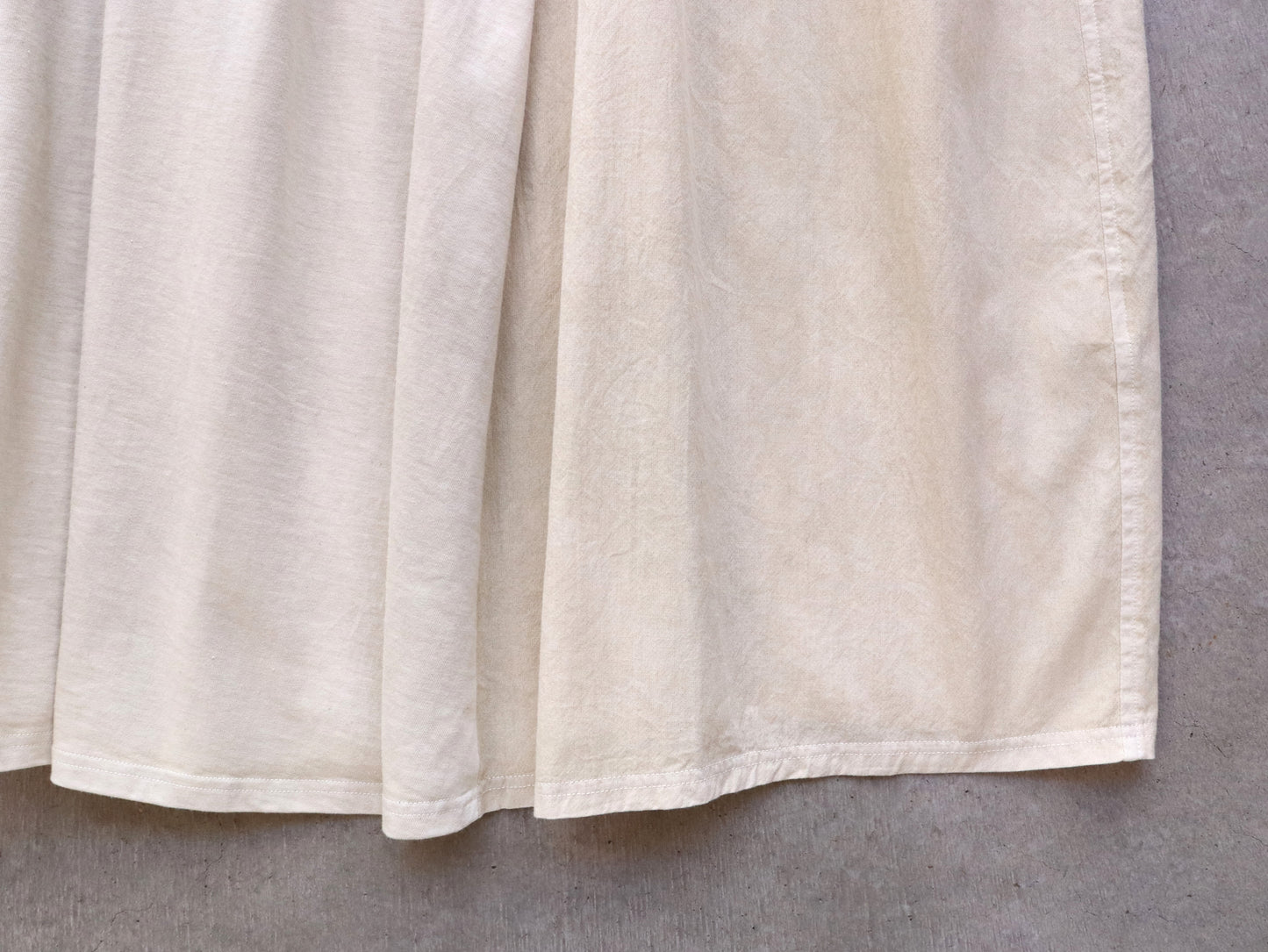 綿カットソー×綿40/2 サークルトレーナーワンピース