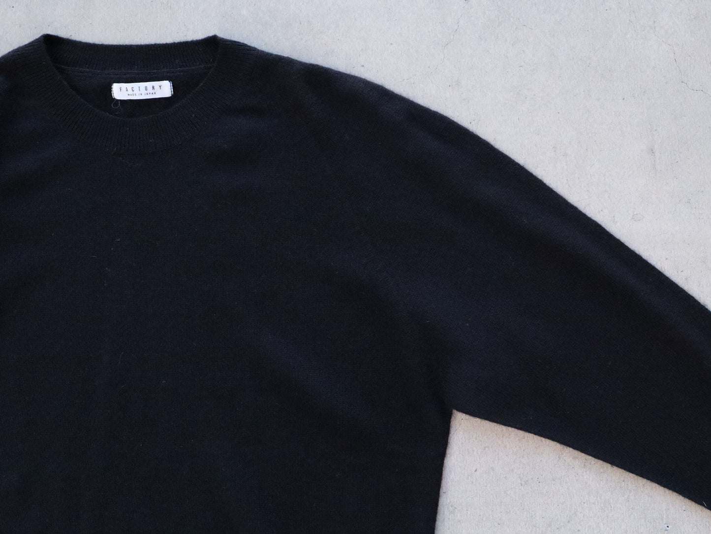 ヤク ラグランセーター