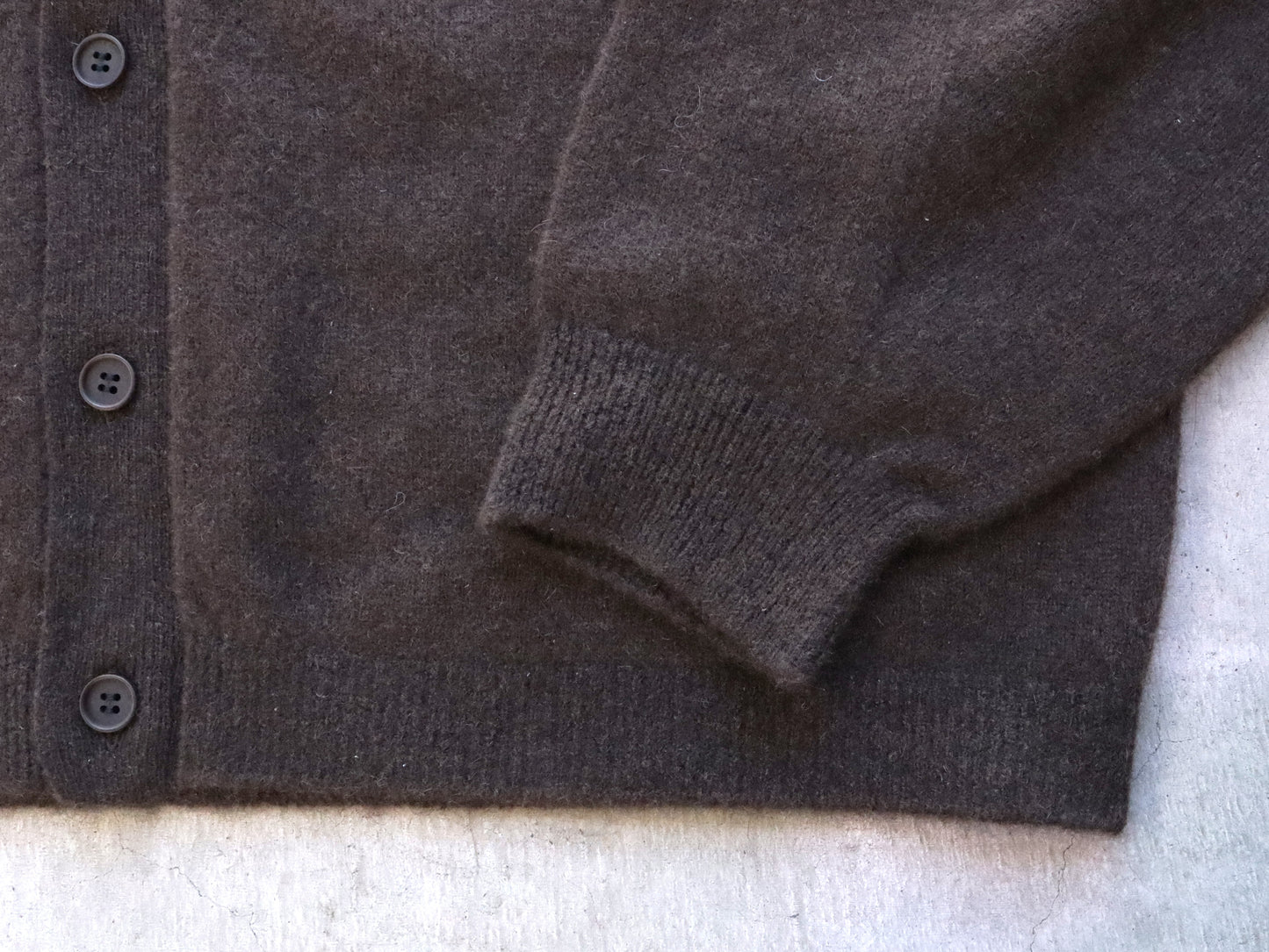 ヤク バルーンスリーブカーディガン