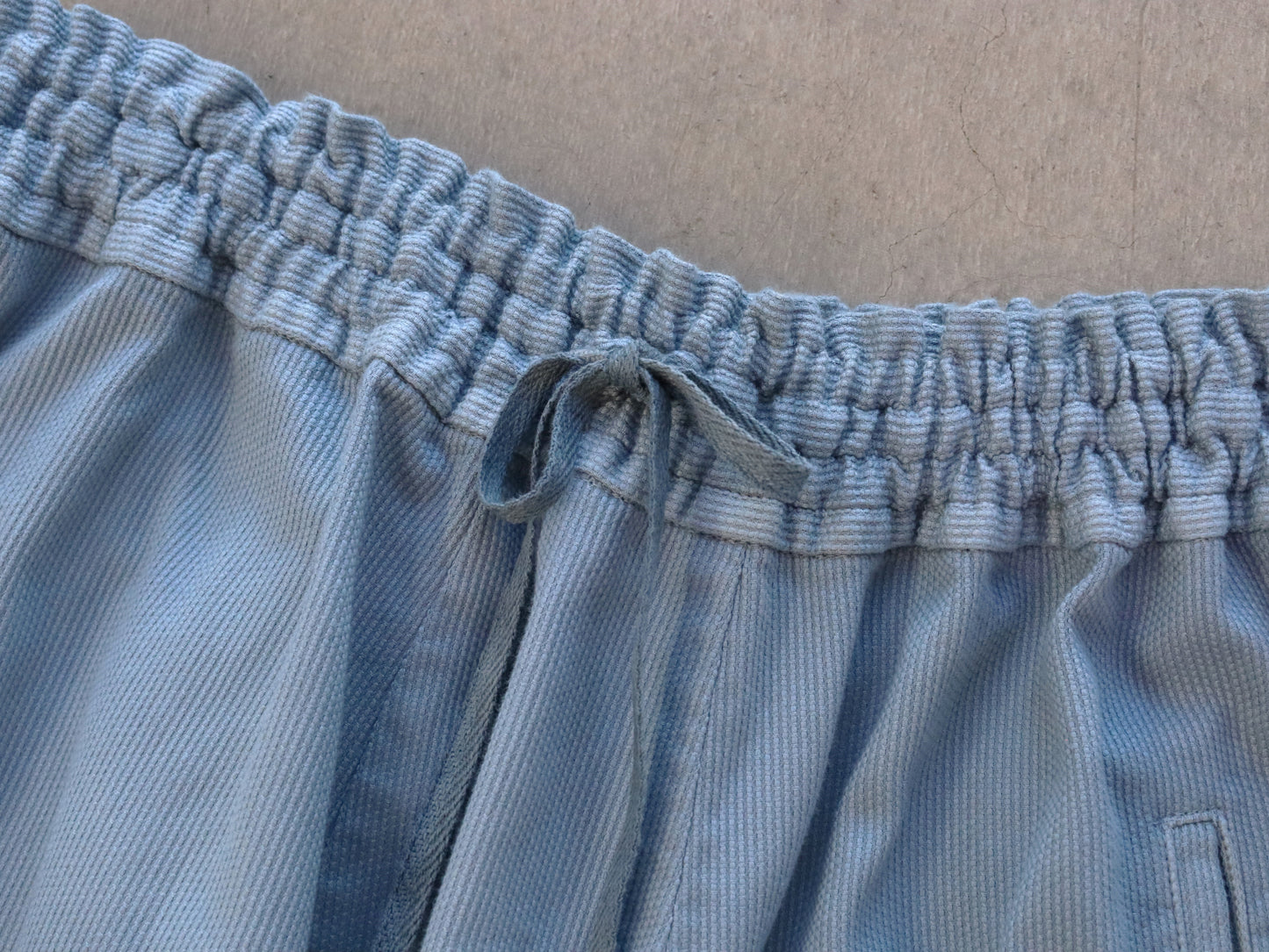 綿刺し子 サルエルパンツ