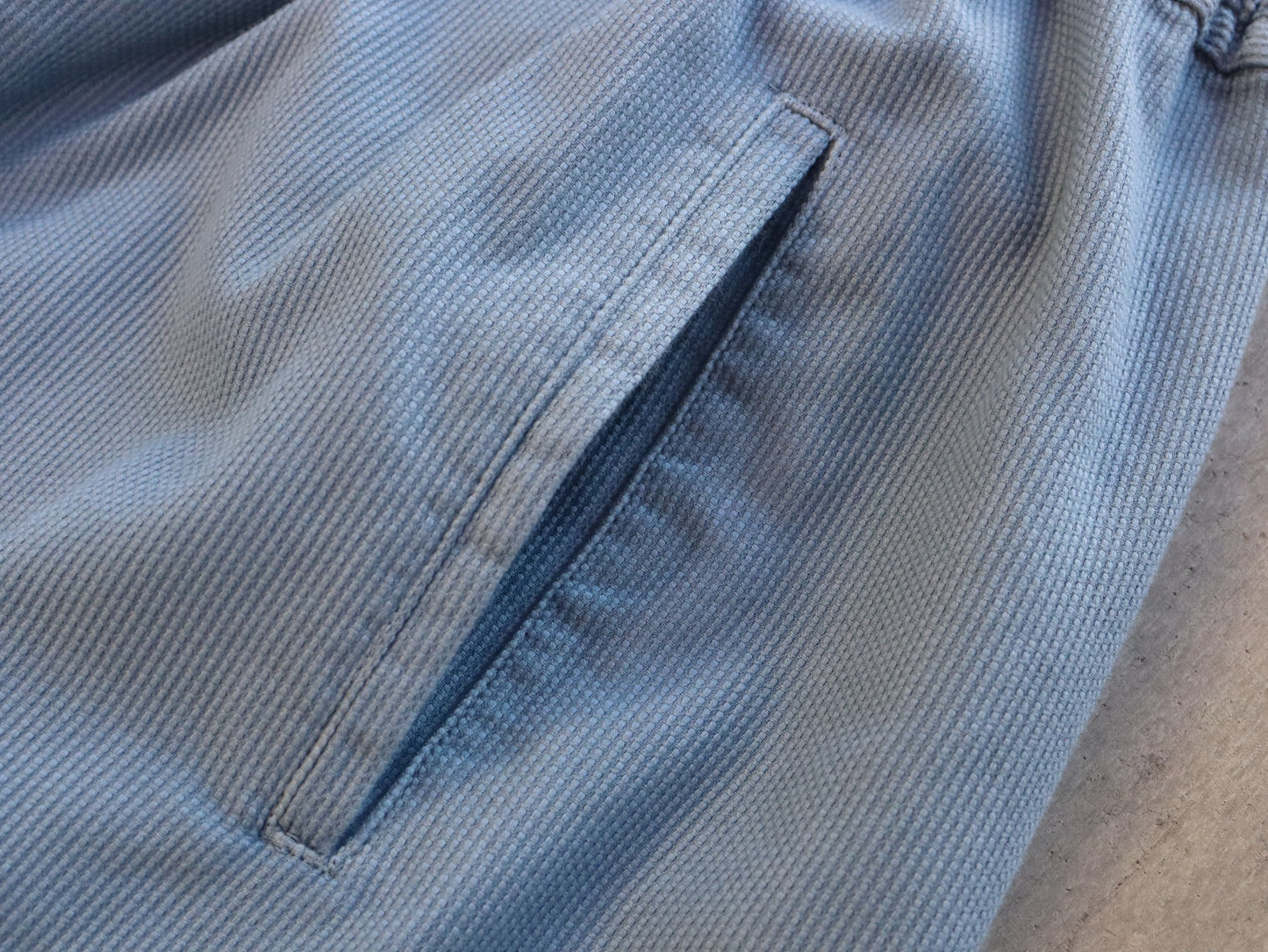 綿刺し子 サルエルパンツ