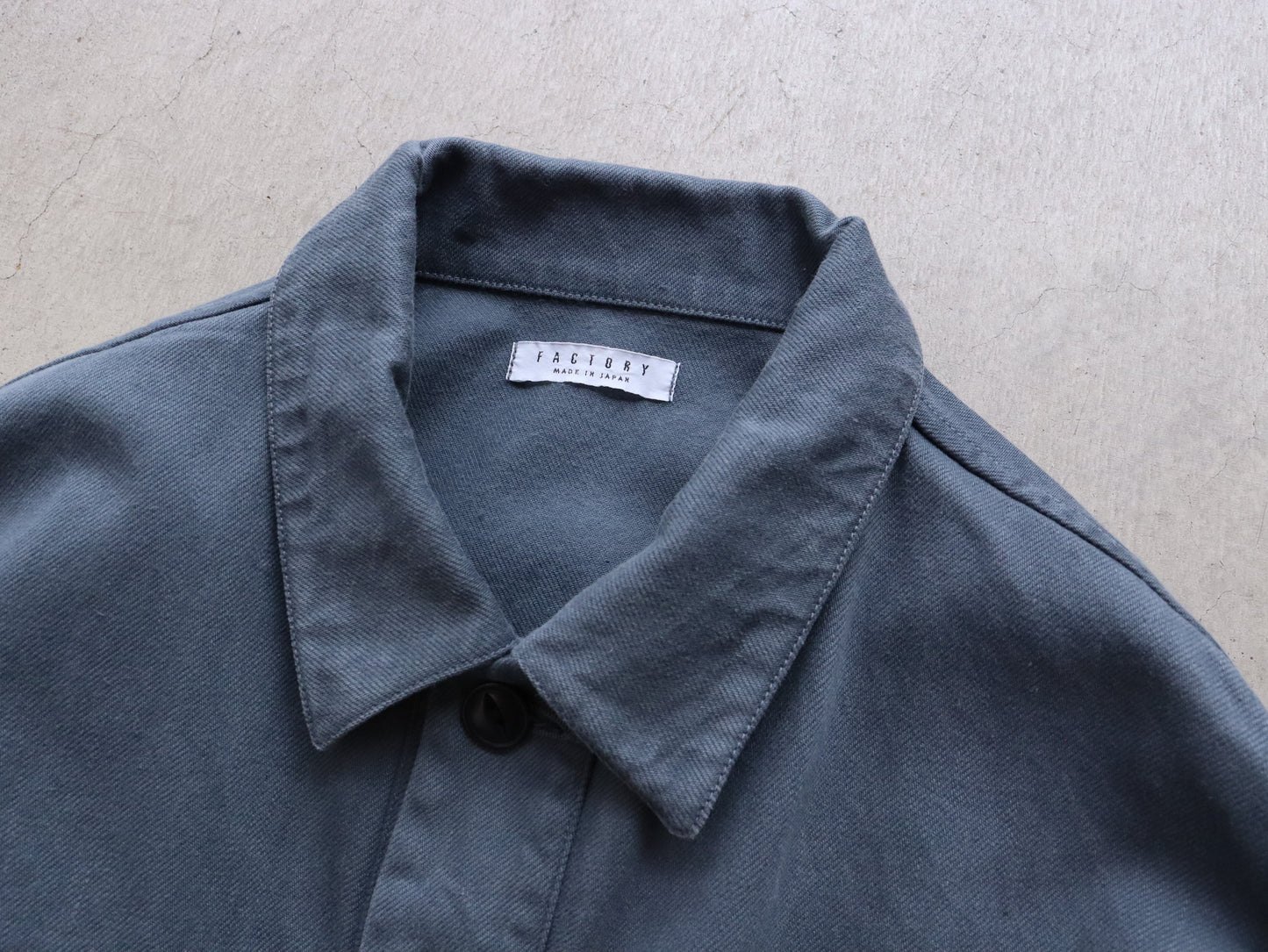 綿デニム トラッカージャケット