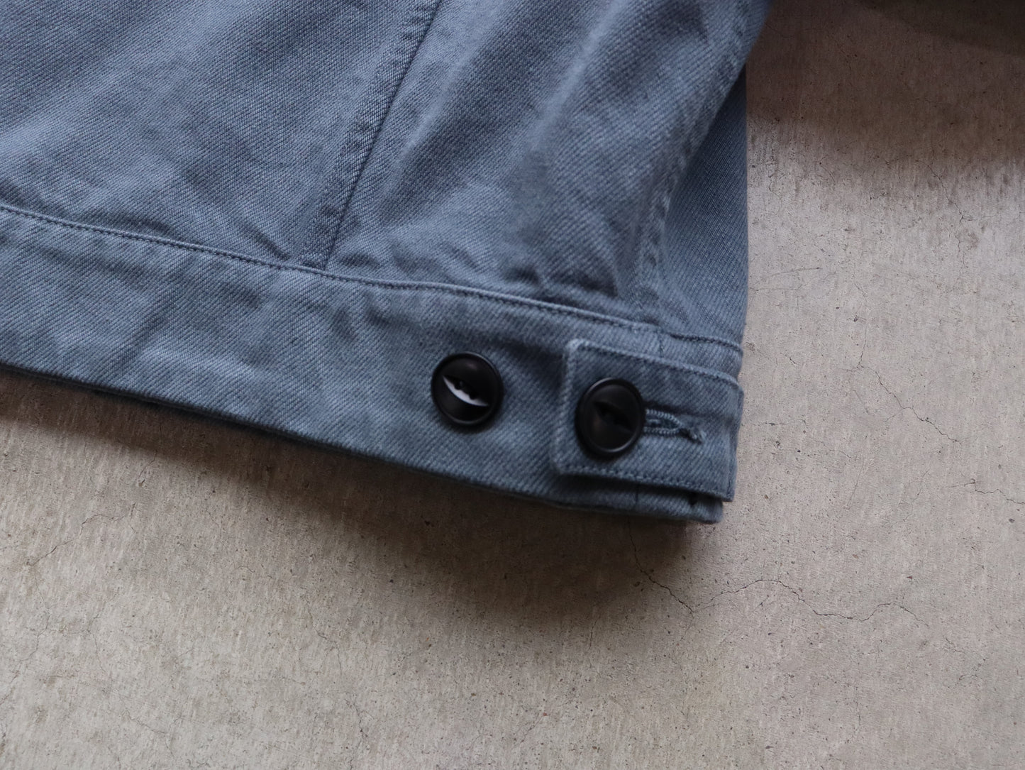 綿デニム トラッカージャケット