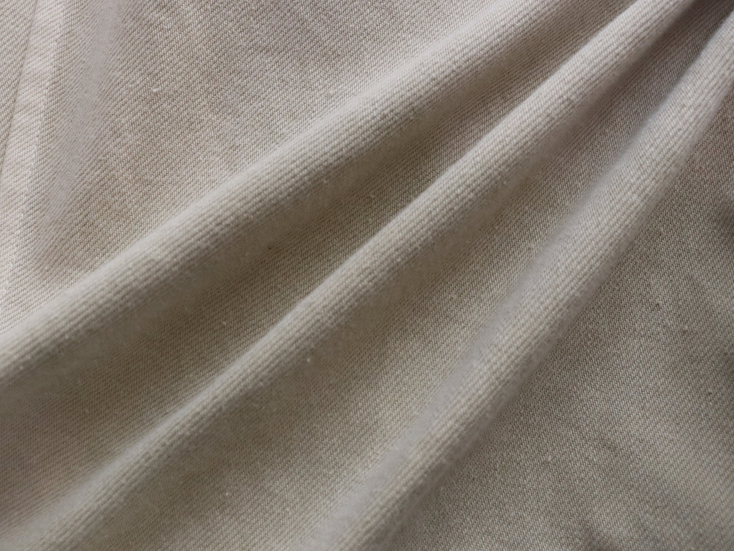 綿デニム ペンシルパンツ