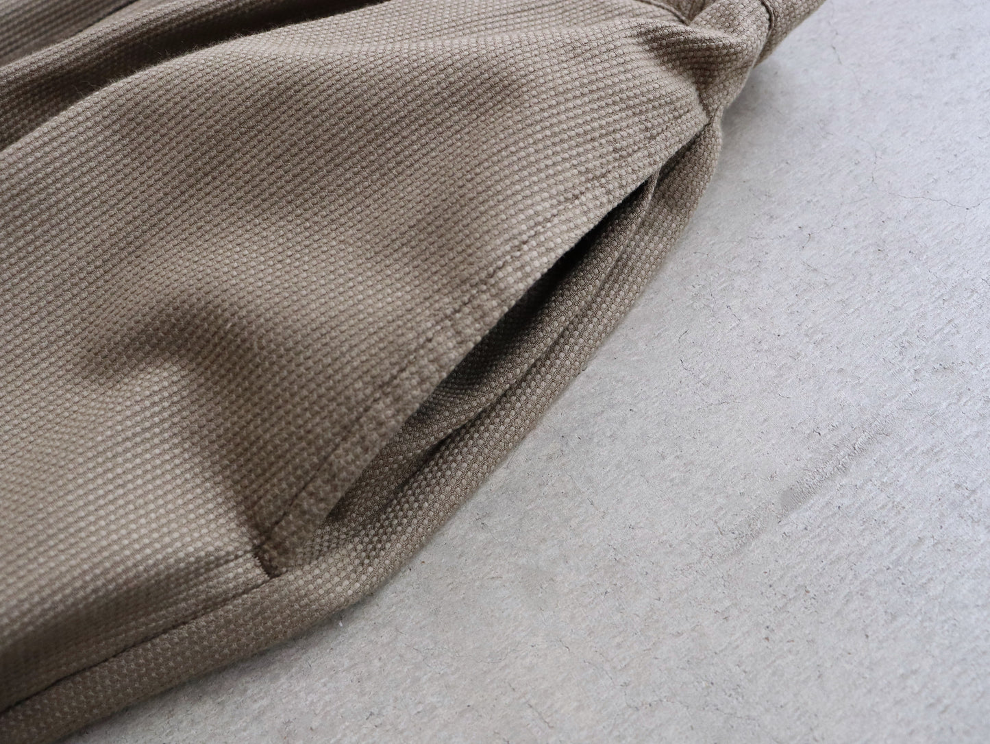 綿刺し子 プリーツパンツ