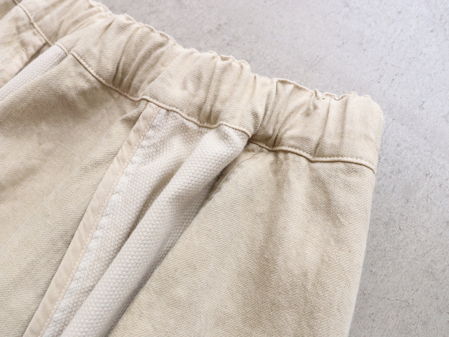 綿刺し子×ジンバブエコットン パイピングスカート