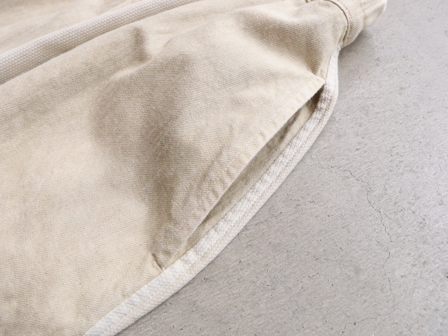 綿刺し子×ジンバブエコットン パイピングスカート