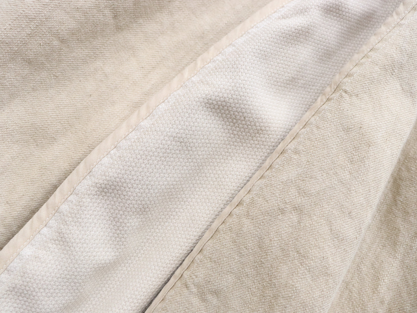 綿刺し子×ジンバブエコットン パイピングスカート