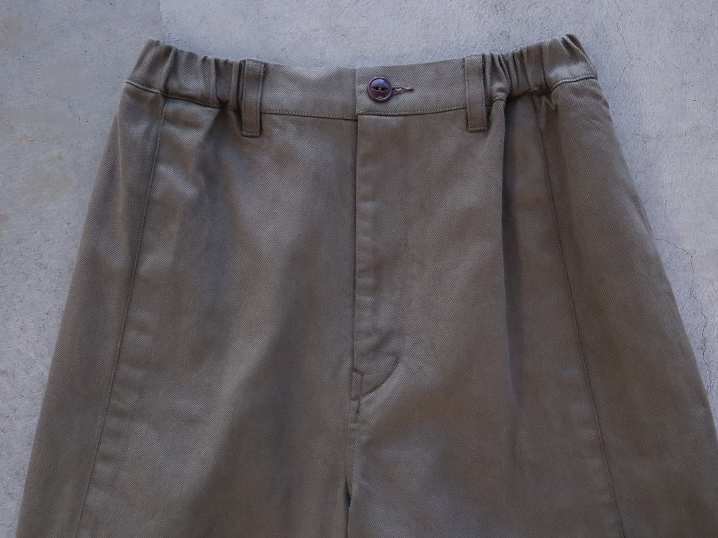 【NEW】綿デニム コクーンワイドパンツ