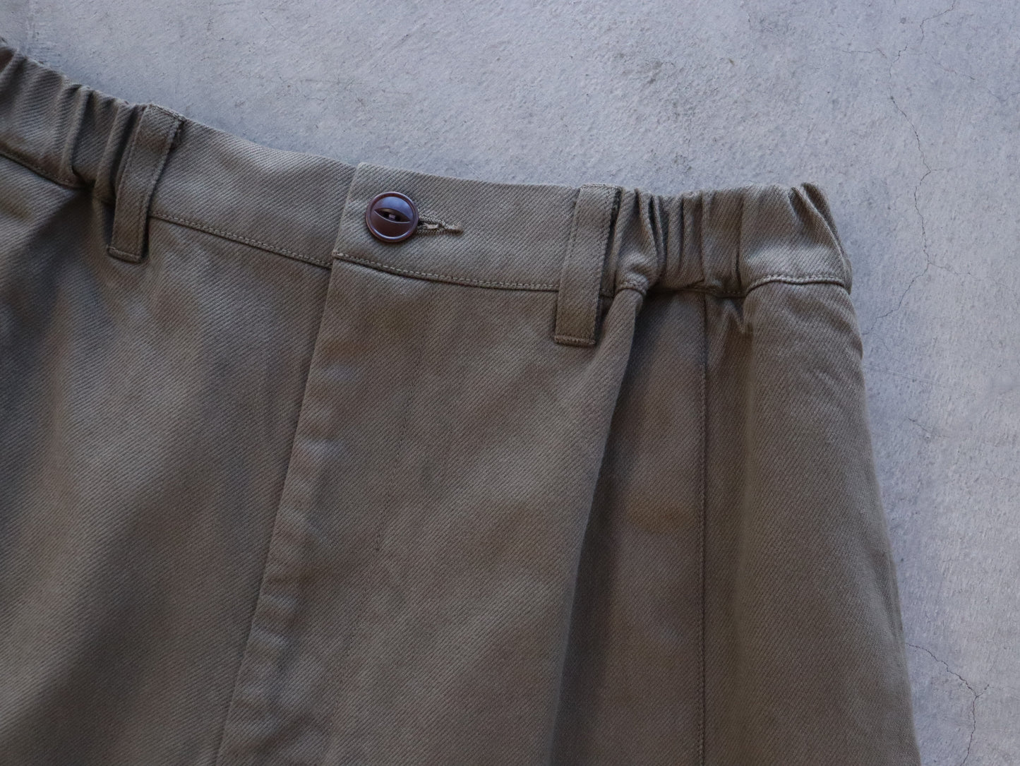 【NEW】綿デニム コクーンワイドパンツ