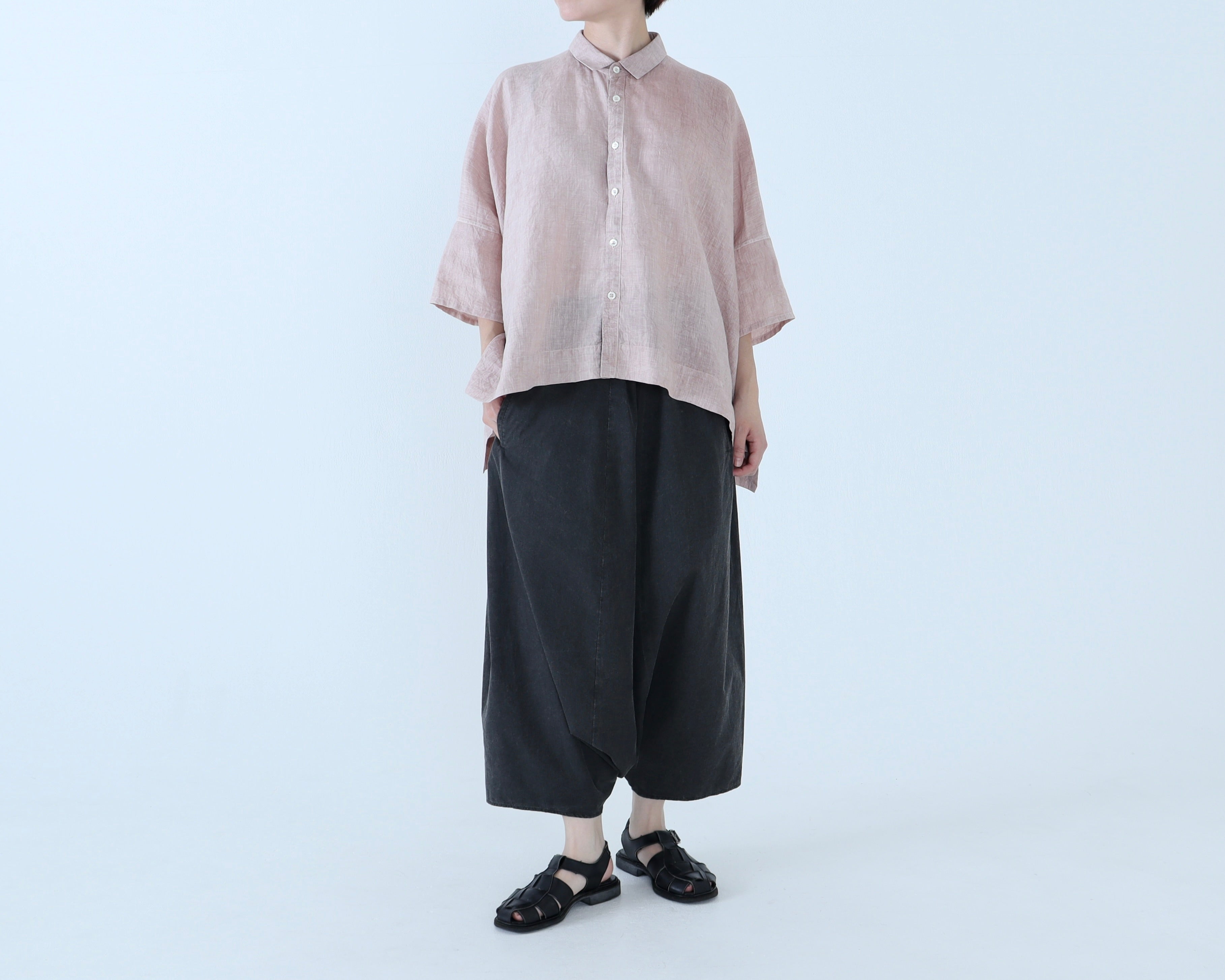綿ピンストライプ サルエルパンツ – factory