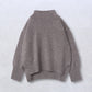 ヤク ショート丈ワイドセーター