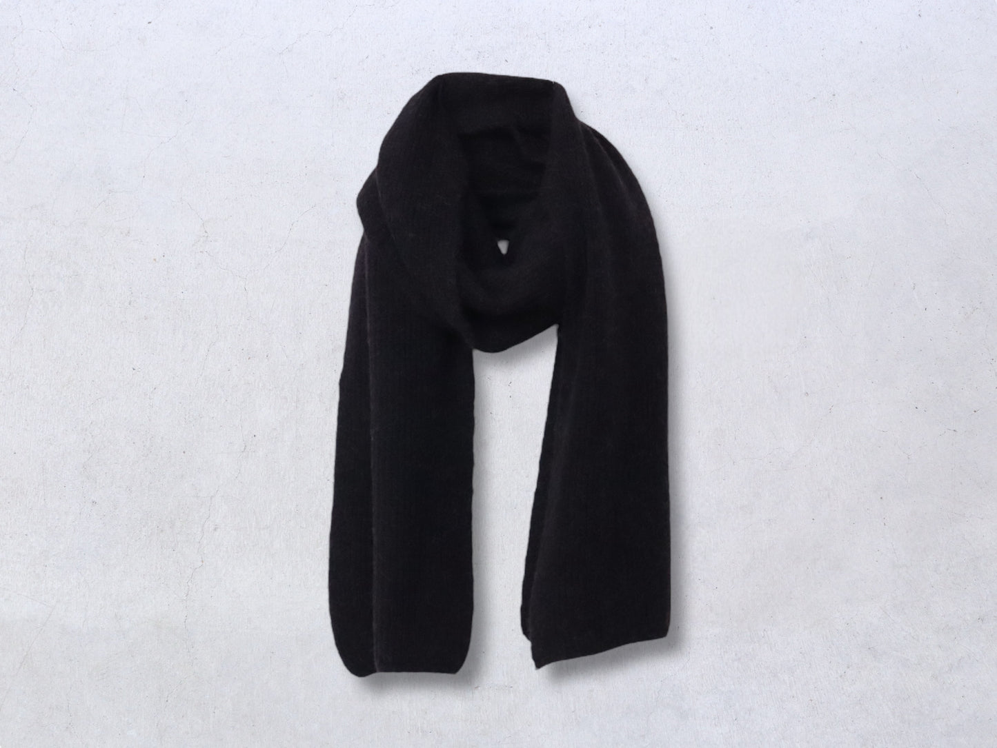 【NEW】ベビーキャメル 片あぜマフラー