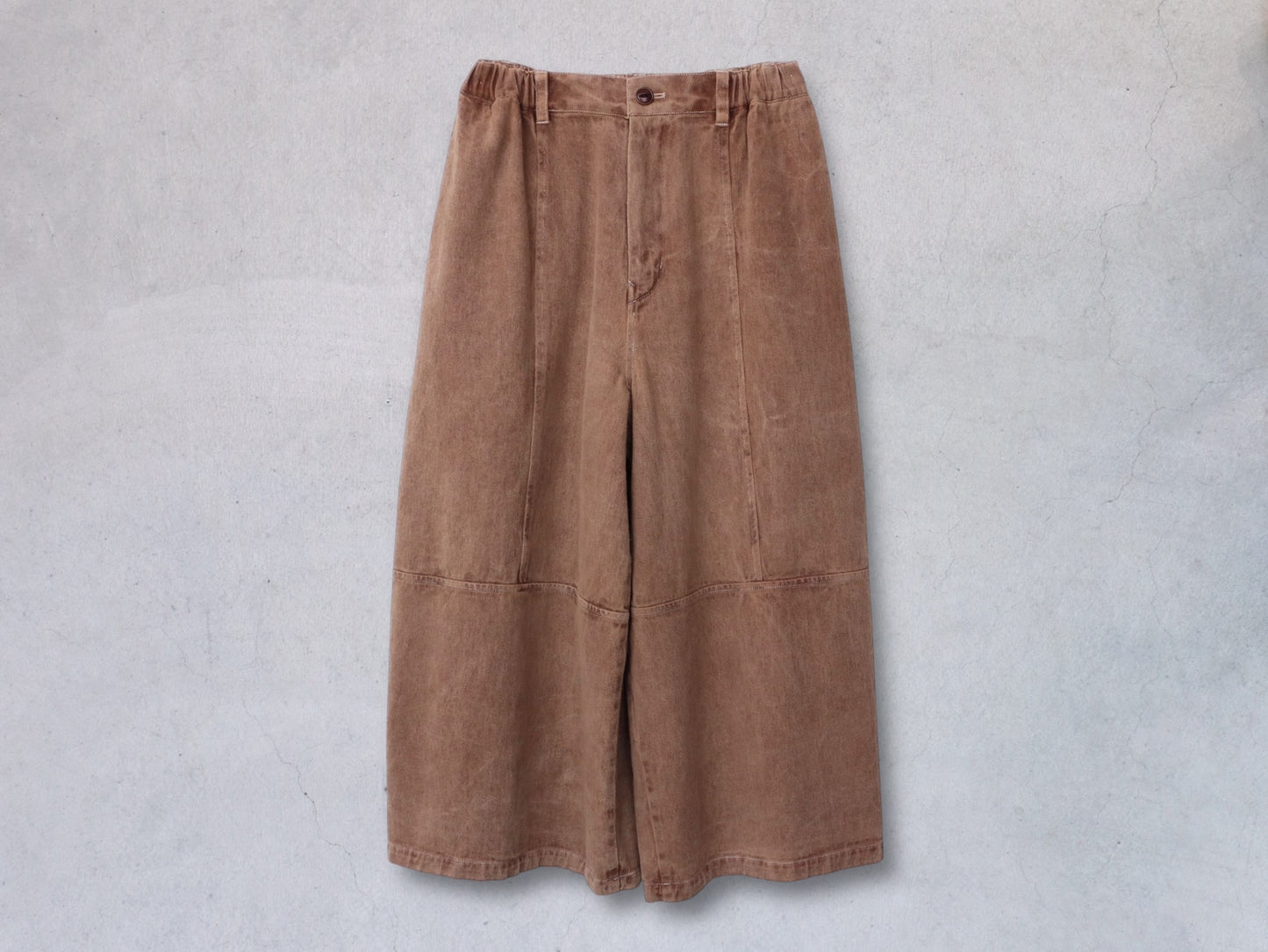 インド綿 コクーンワイドパンツ
