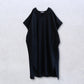 綿ウール朱子織 ポンチョワンピース