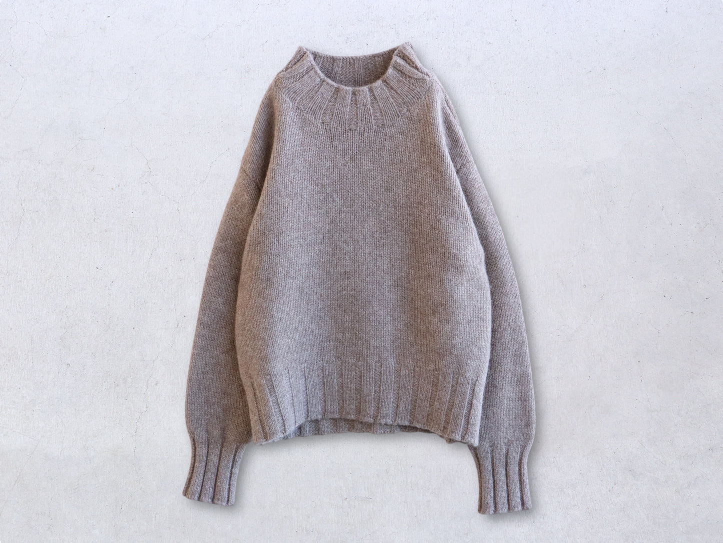 【NEW】モンゴルウール ハイネックセーター