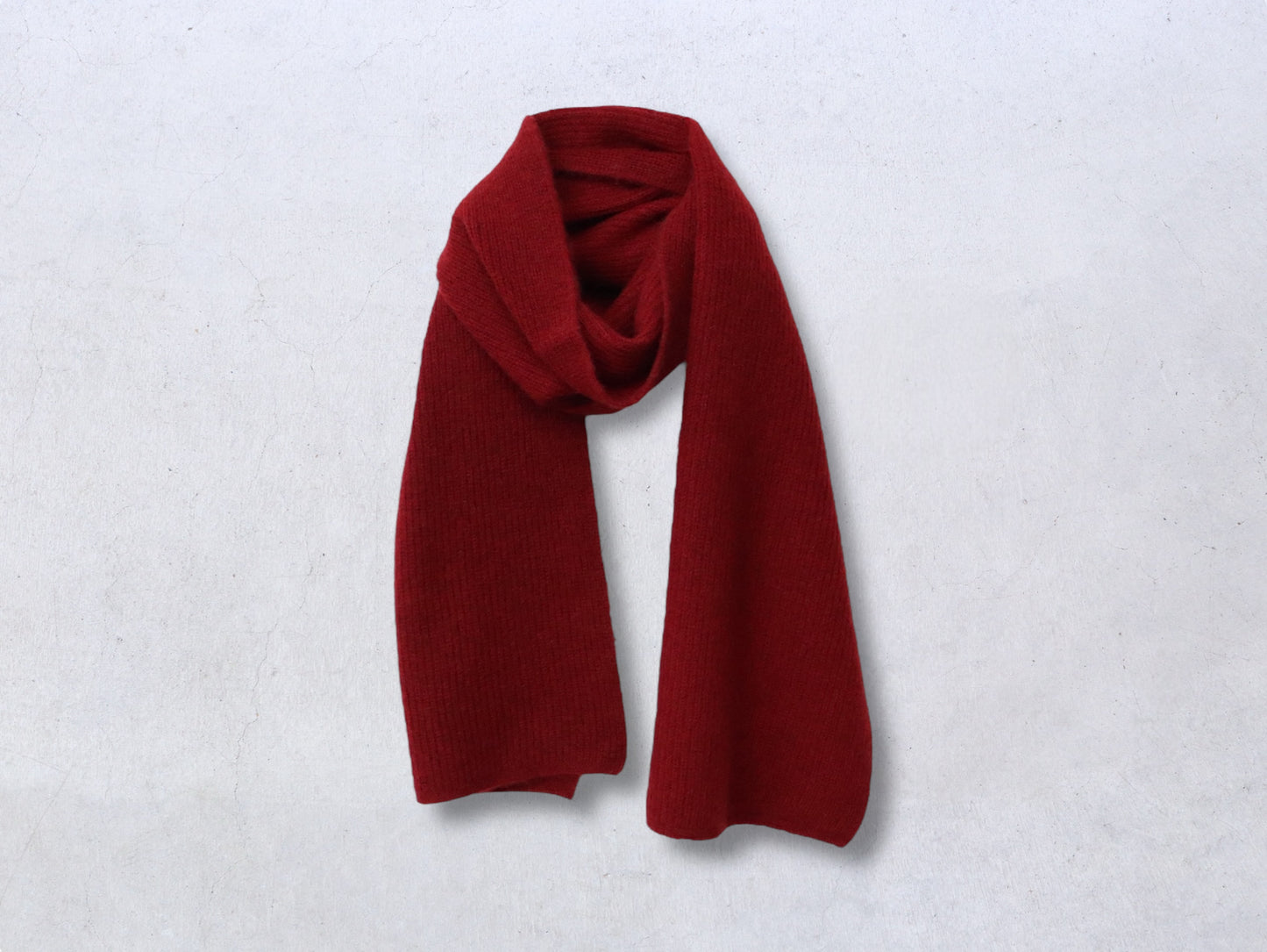 【NEW】ベビーキャメル 片あぜマフラー