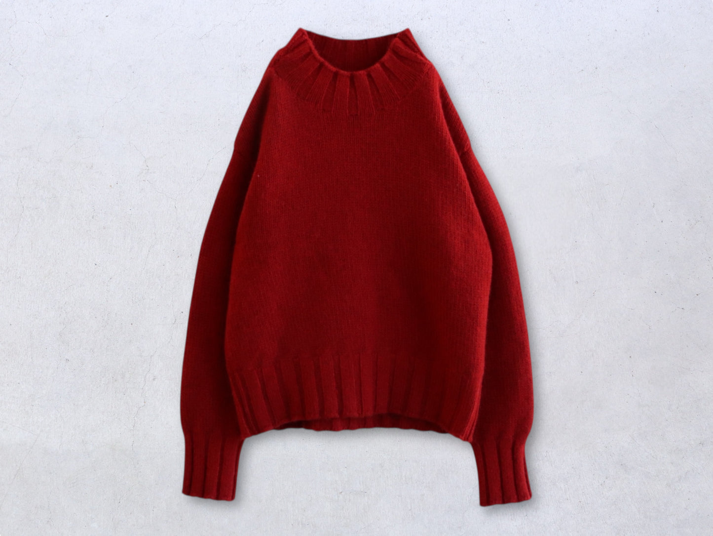 【NEW】モンゴルウール ハイネックセーター