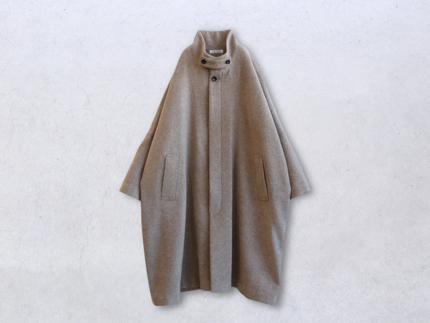 【NEW】ウールやぶれ織 オーバーコート