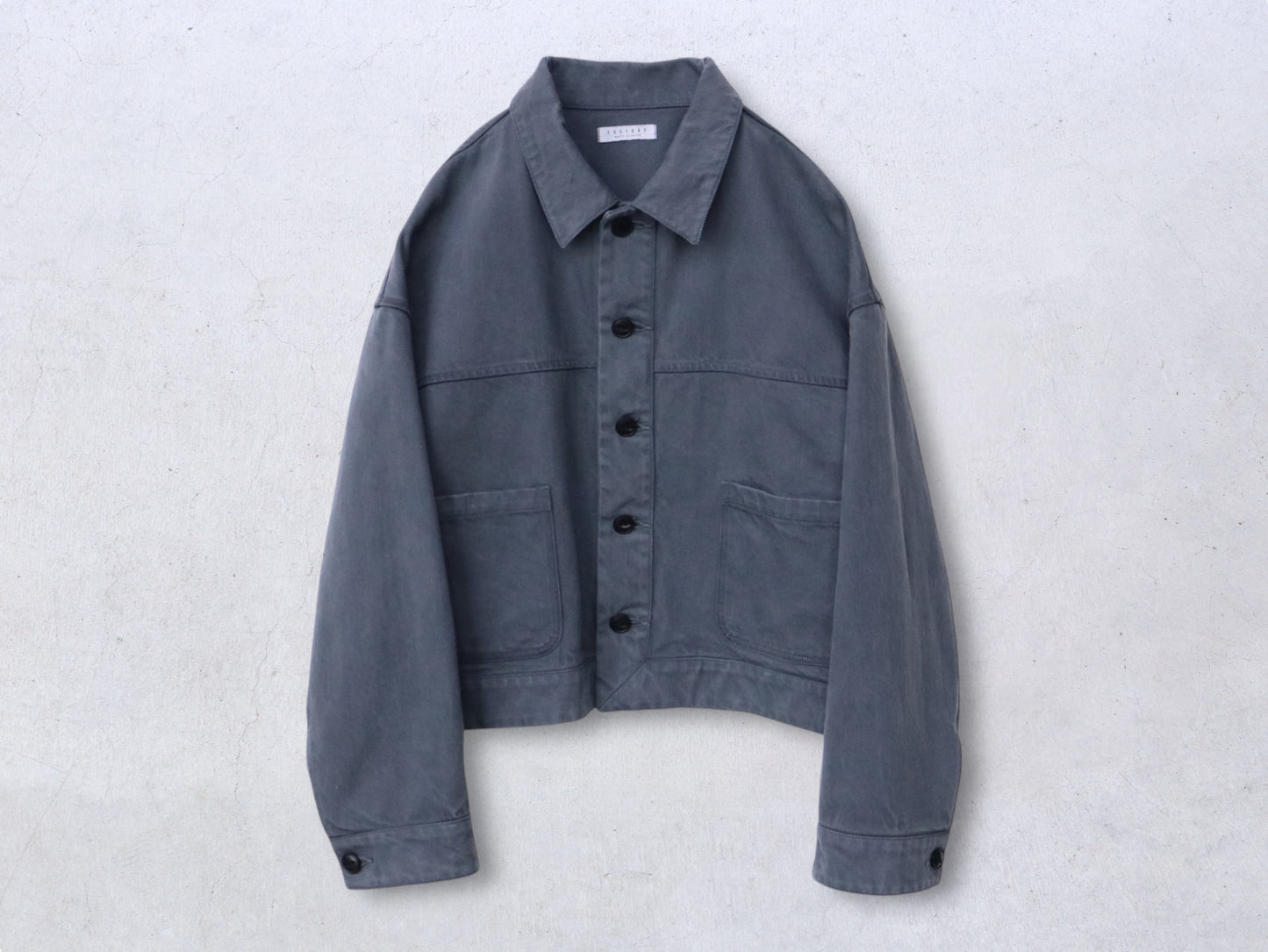 綿デニム トラッカージャケット