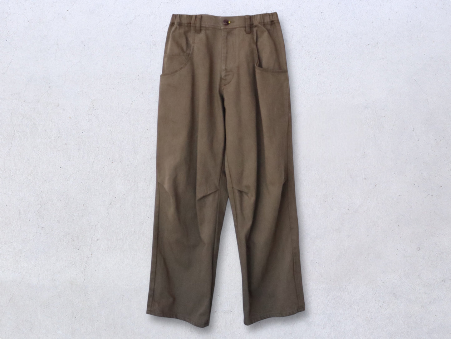 【NEW】綿デニム ロールアップパンツ