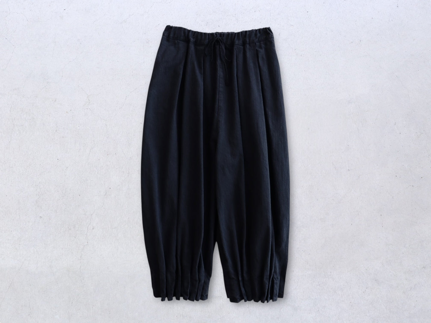 ジンバブエコットン プリーツパンツ