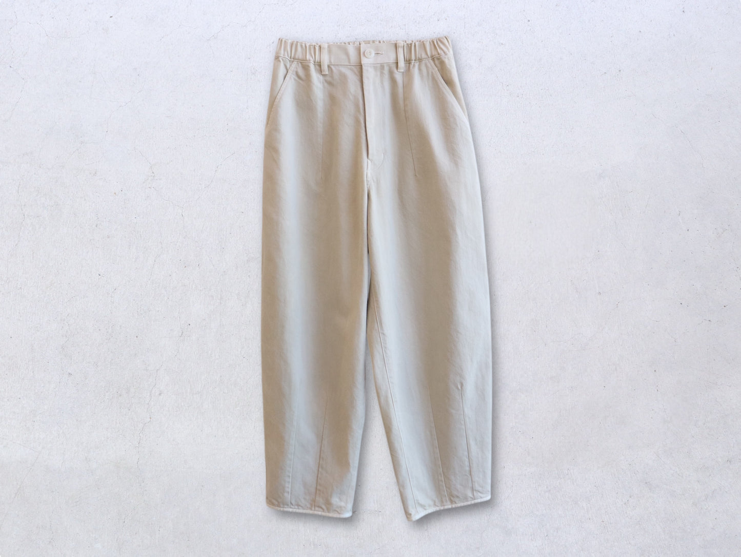 綿デニム ペンシルパンツ