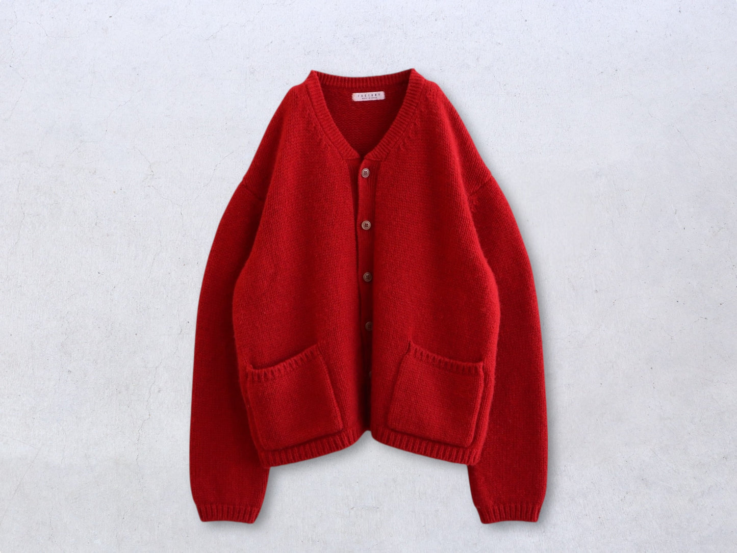 【NEW】モンゴルウール ショート丈カーディガン