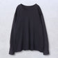 【NEW】綿スムース×綿近江晒 シャツスリーブカットソー