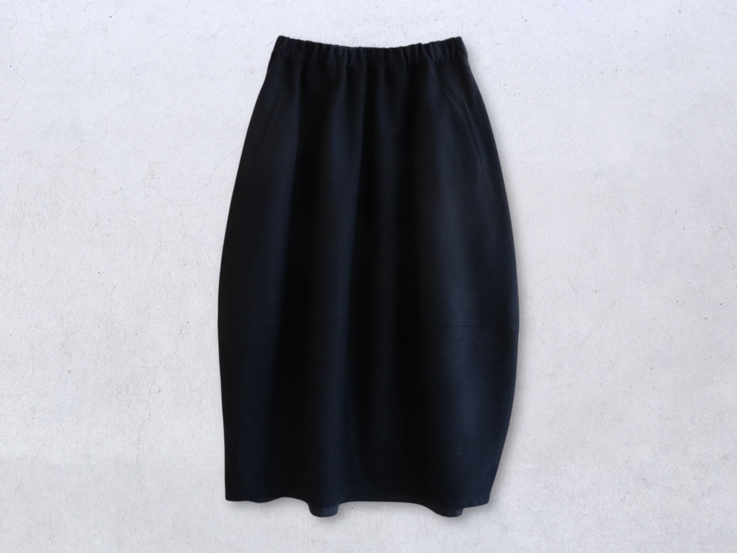【NEW】綿ウール朱子織 バルーンスカート