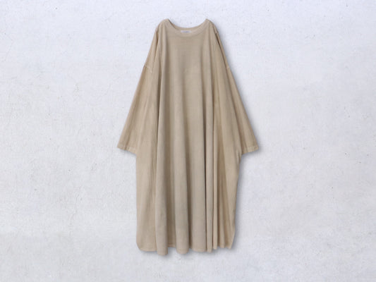 綿カットソー×綿40/2 サークルトレーナーワンピース