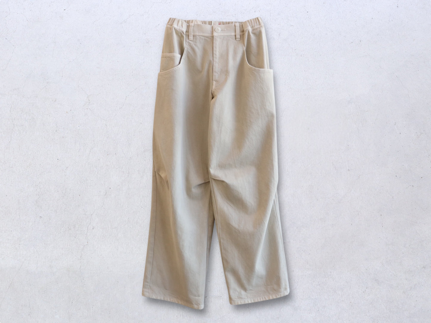 【NEW】綿デニム ロールアップパンツ