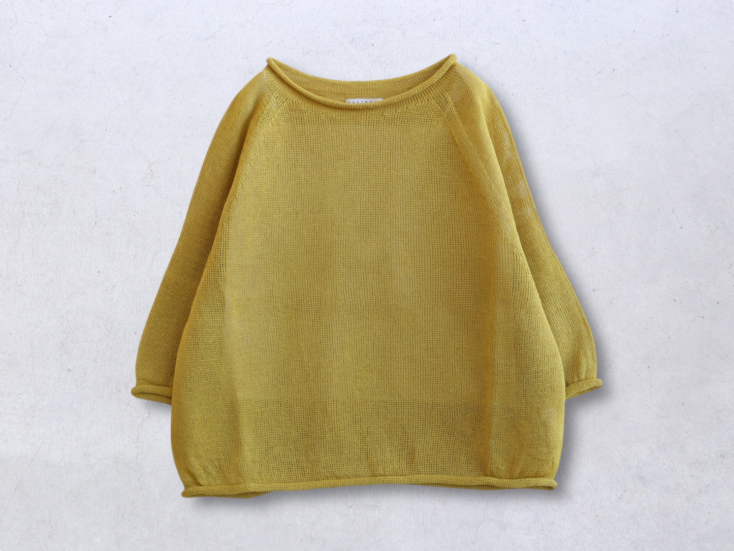 GIMAコットン ロールネックセーター