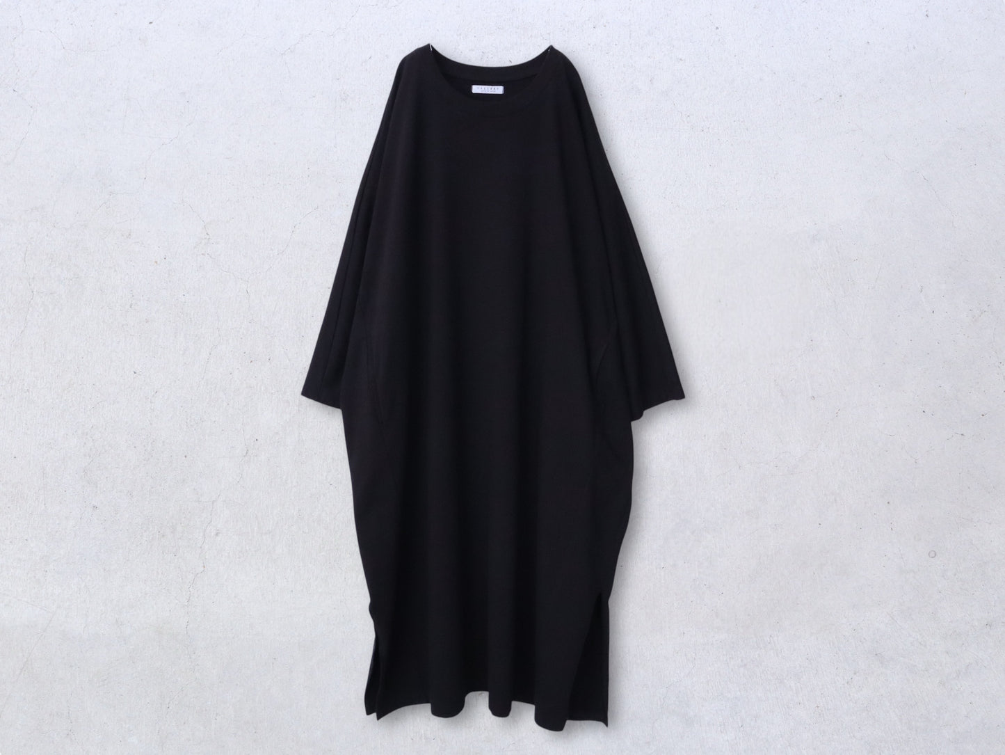 【NEW】綿カットソー ワイドトレーナーワンピース