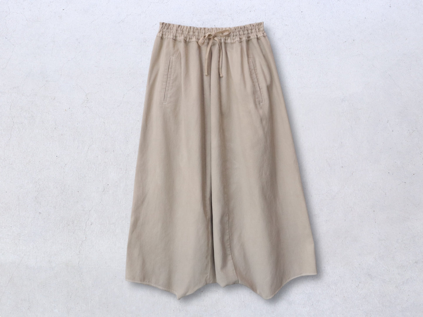 綿刺し子 サルエルパンツ