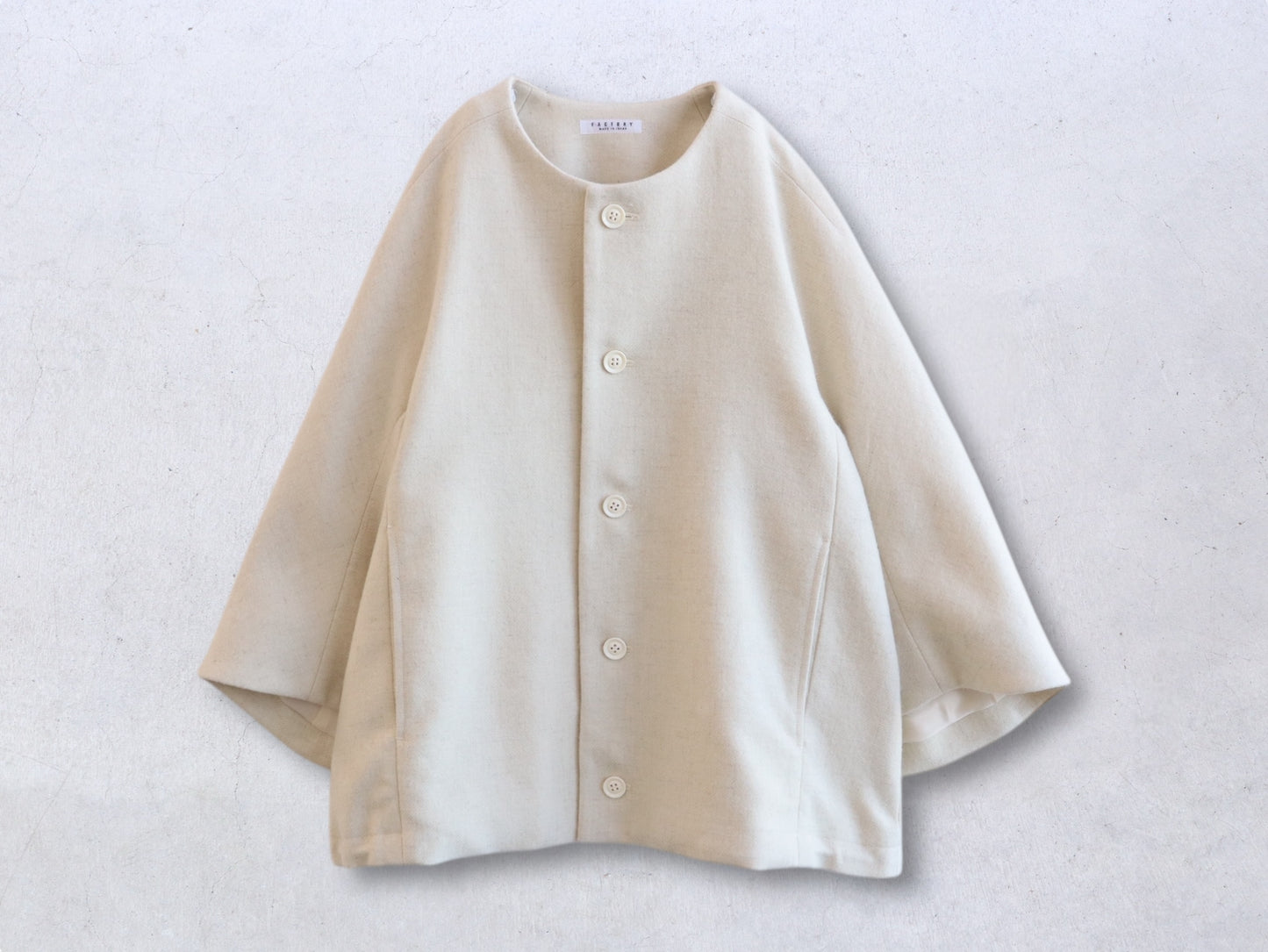 【NEW】ウールへリンボン パラシュートコート