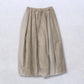 綿刺し子×ジンバブエコットン パイピングスカート