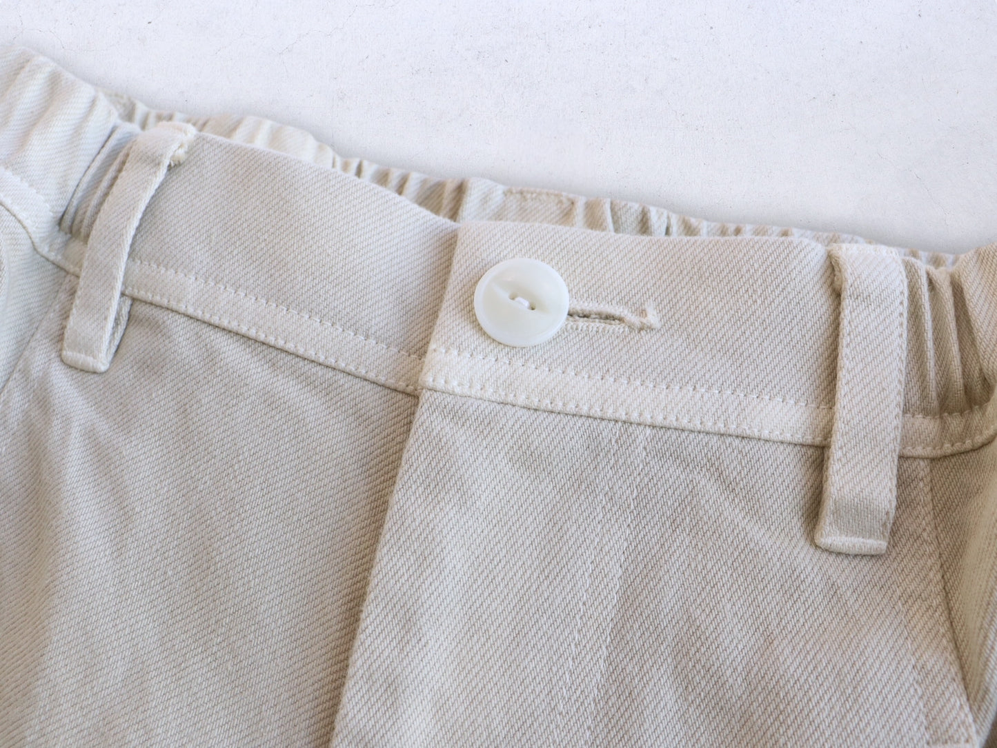 【NEW】綿デニム ロールアップパンツ