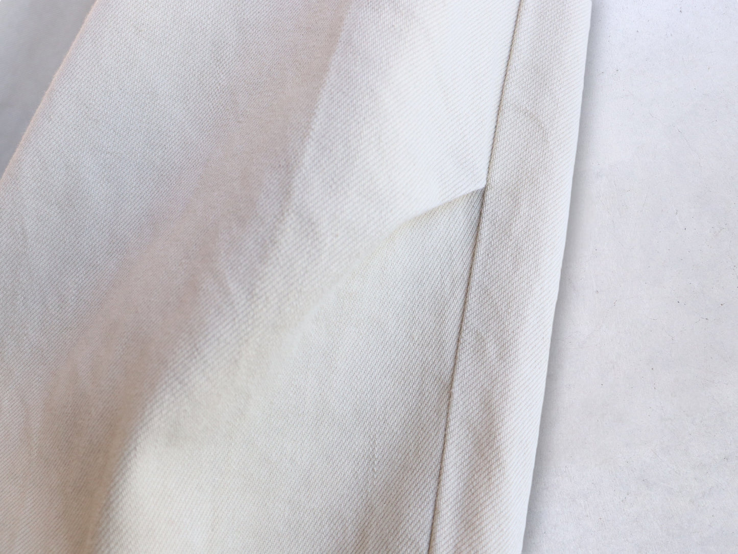 【NEW】綿デニム ロールアップパンツ