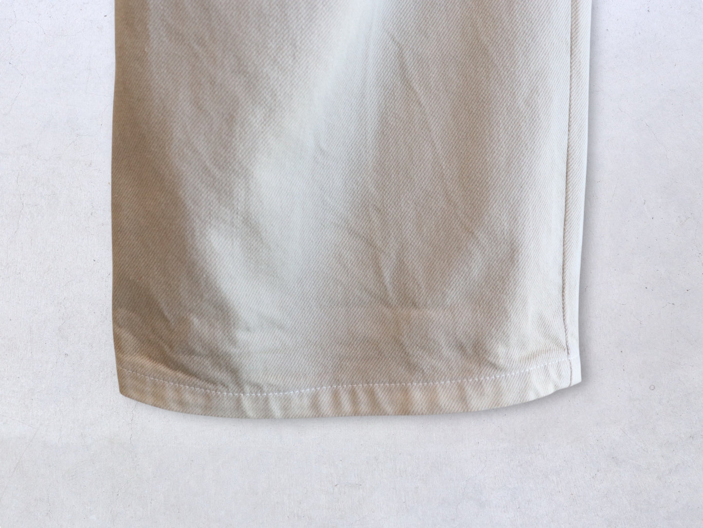 【NEW】綿デニム ロールアップパンツ