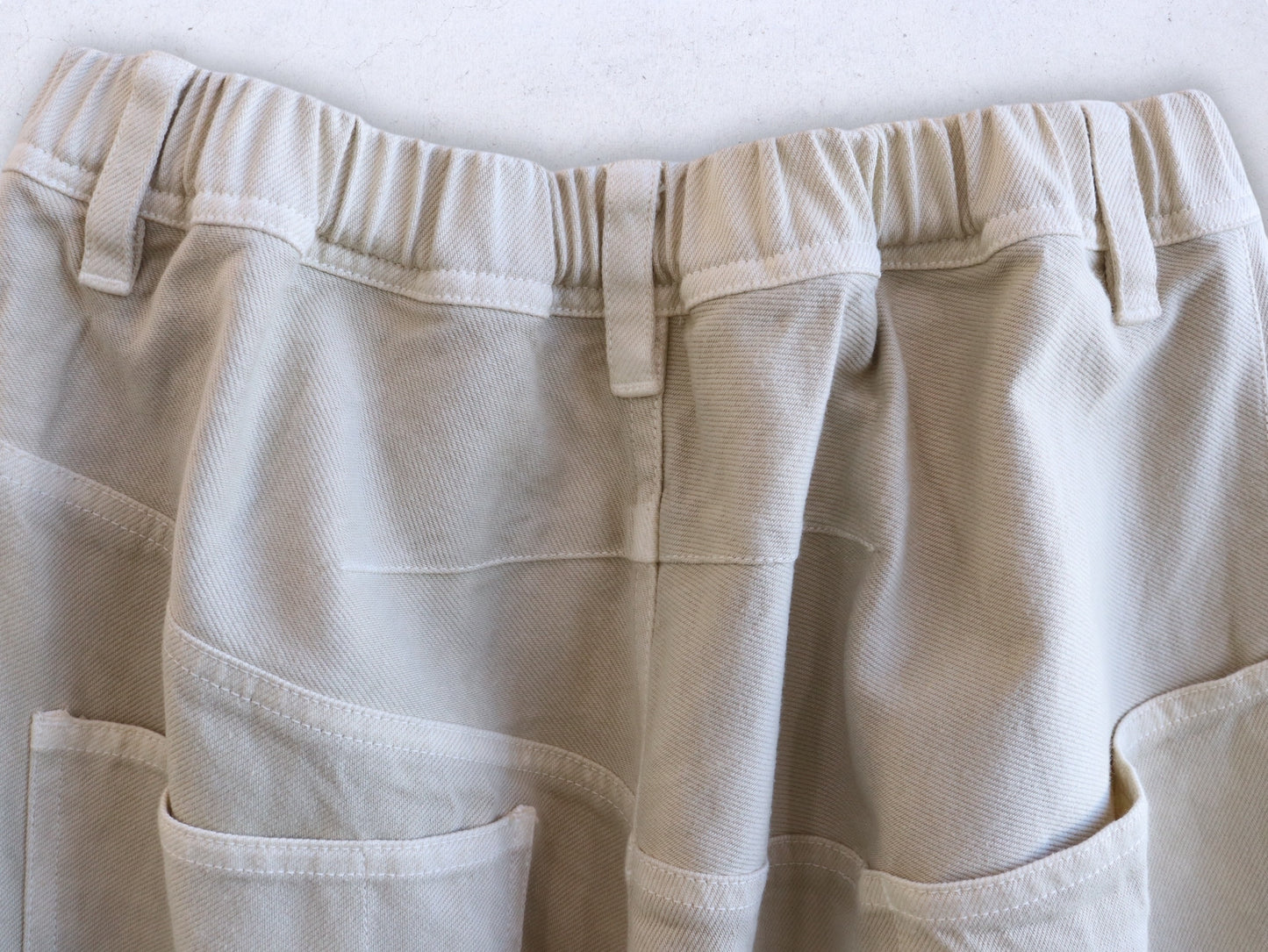 【NEW】綿デニム ロールアップパンツ