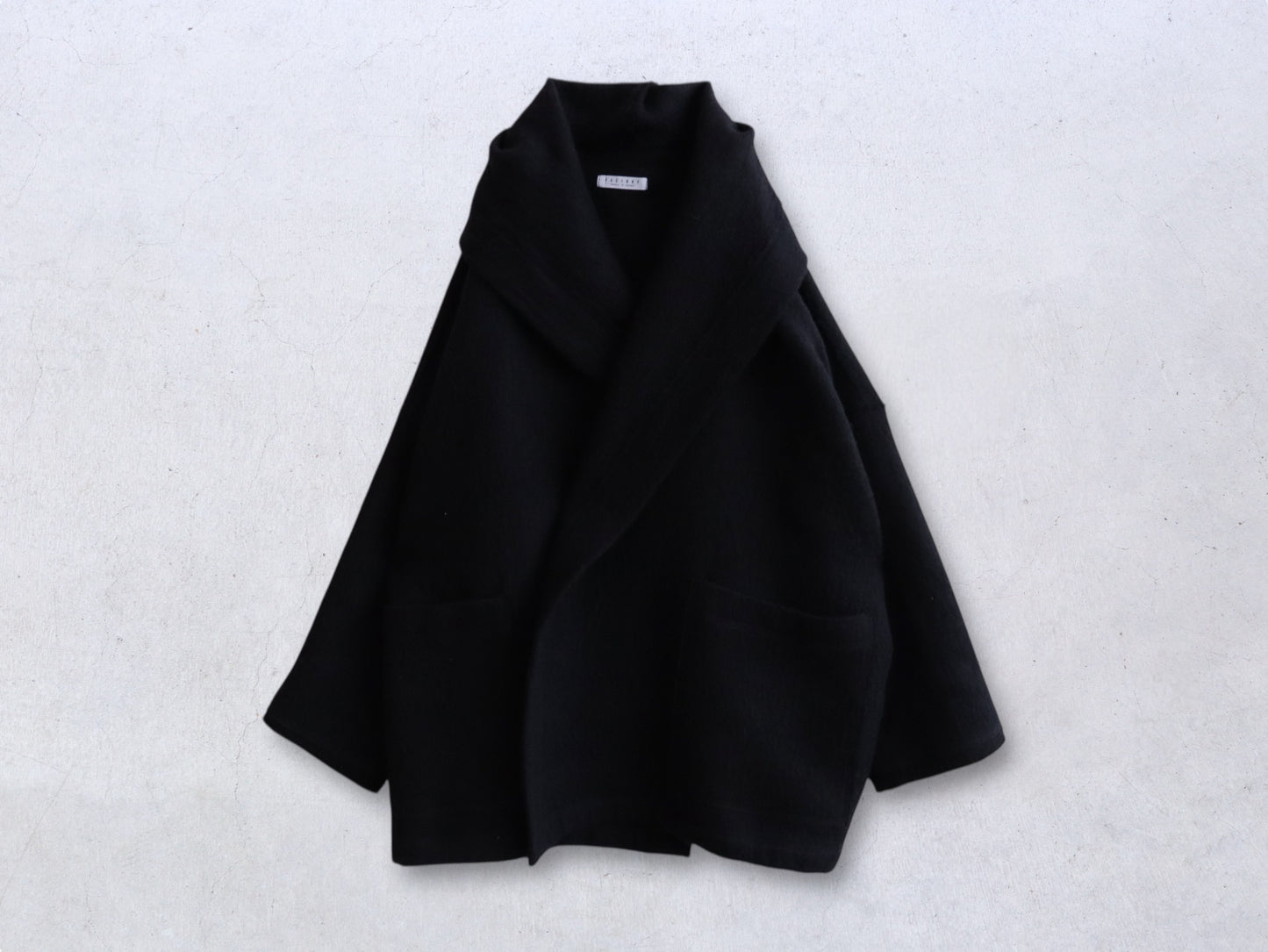 【NEW】縮絨ウール ショールコート