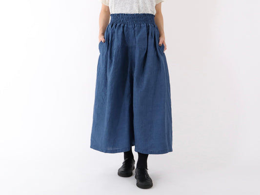 23SS｜S-08｜アイリッシュリネン ギャザー Skirt