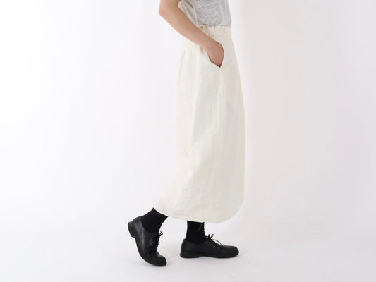 23SS｜S-01｜アイリッシュリネン ラップ Skirt