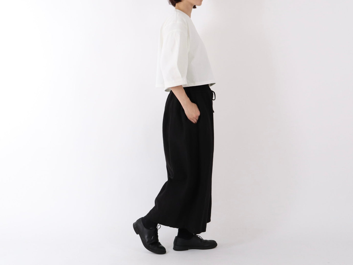 綿 厚手 バルーンカットソー