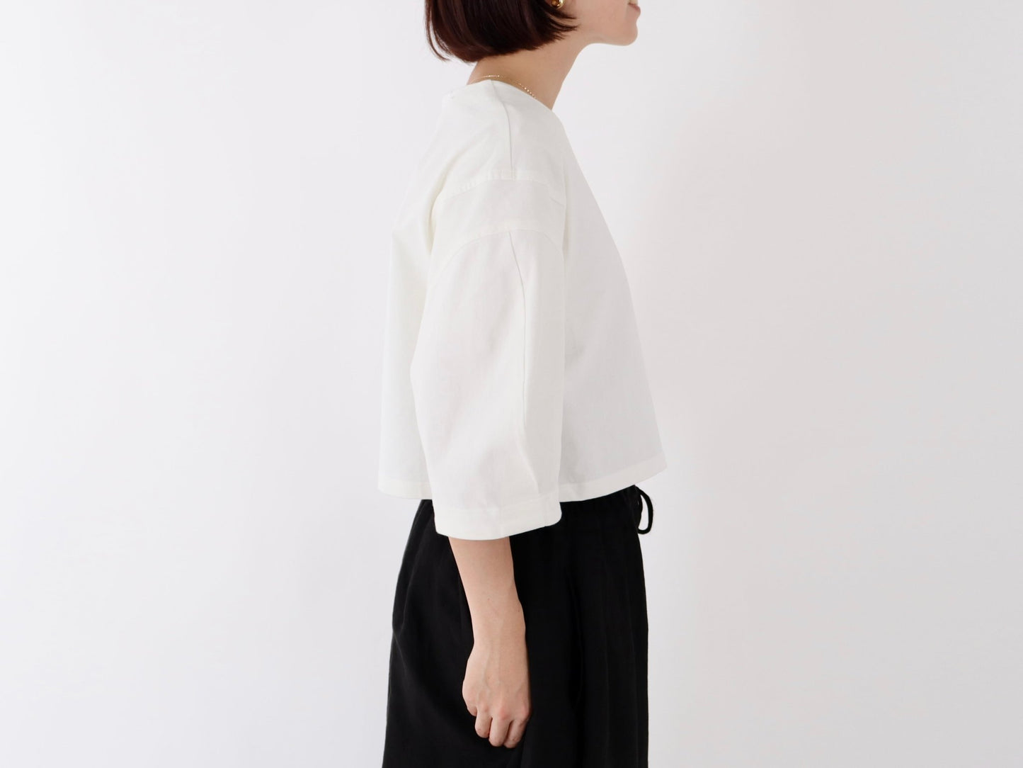 綿 厚手 バルーンカットソー