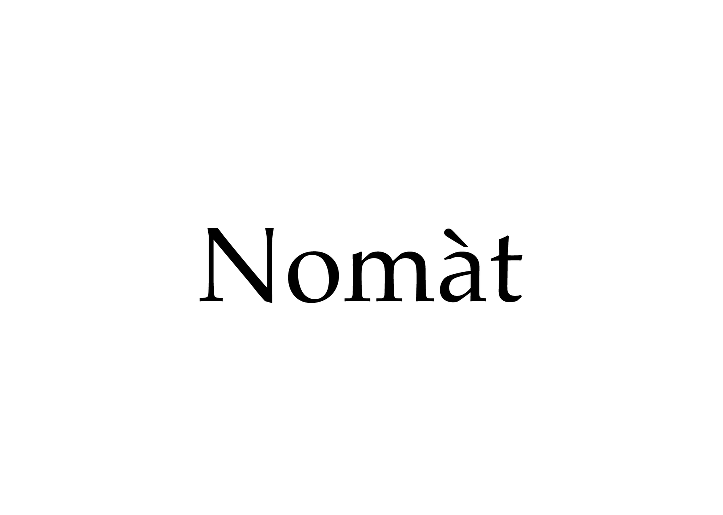 Nomàt｜A-02｜ヤク knit scarf