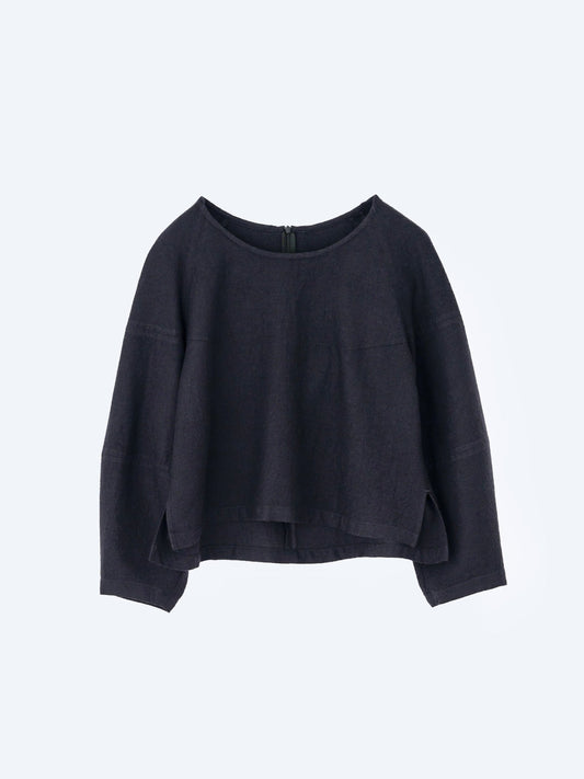 23AW｜B-07｜ウール強撚糸 バルーン Blouse〈COZY〉