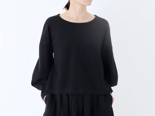 23AW｜B-07｜ウール強撚糸 バルーン Blouse〈COZY〉